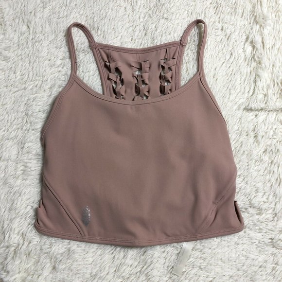 Free People Movement Revelation Crop‎ Top Pink - Picture 1 of 5